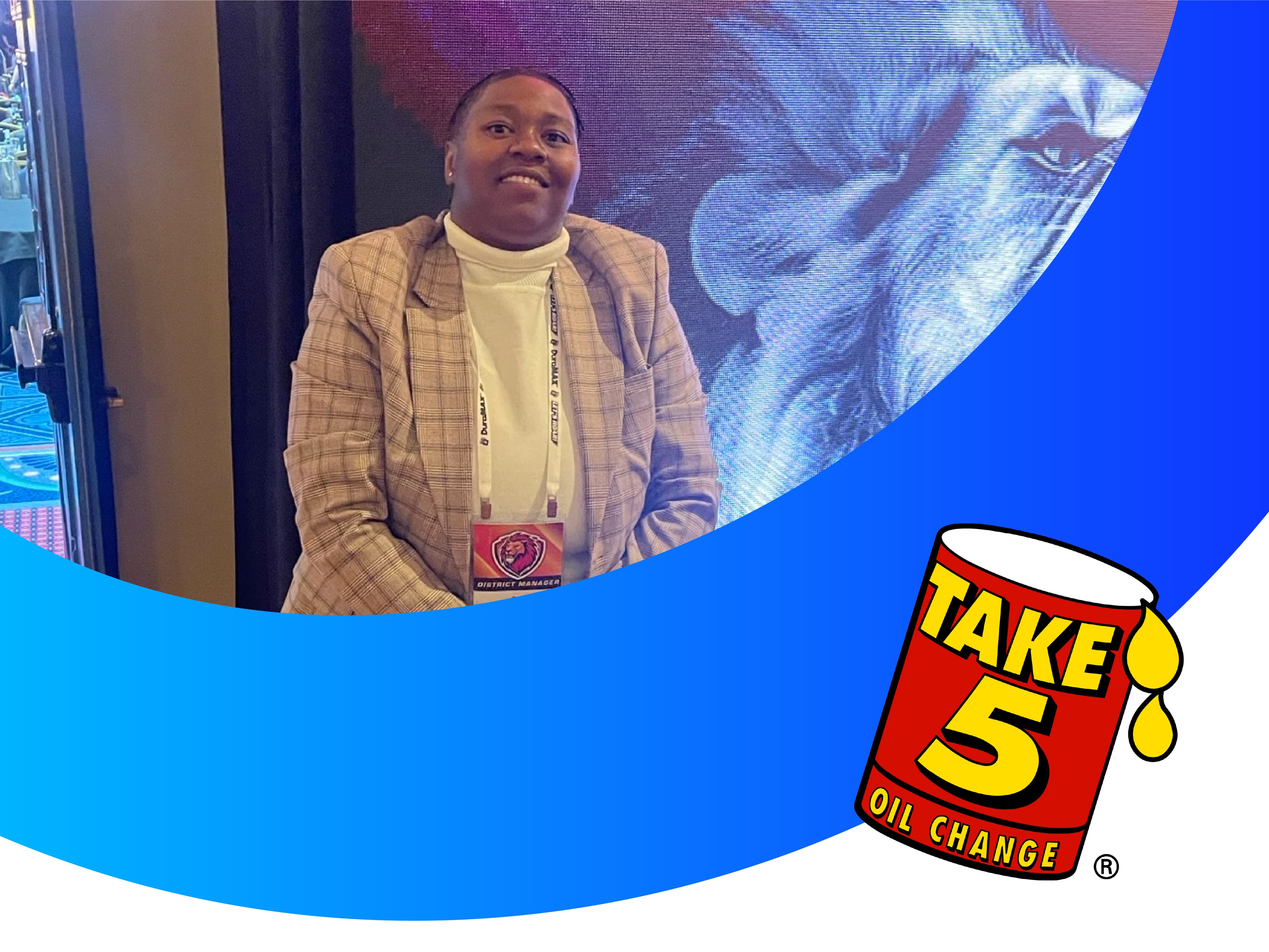 Des Batiste at Take 5 Oil Change is an example of the Pit Tech to President program in action.